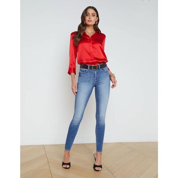 NWT l’agence Marguerite skinny high rise jeans- size 30